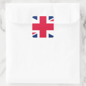Union Jack - Vlag van het VK Vierkante Sticker (Tas)