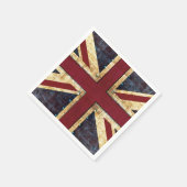 Union Jack vlag Verenigd Koninkrijk Servetten (Hoek)