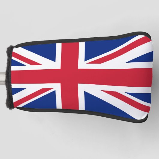 Union Jack-vlaggenpccn Golfheadcover (Voorkant)
