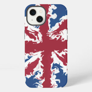 Union Jack Vloeibare Kunst  iPhone 13 Hoesje