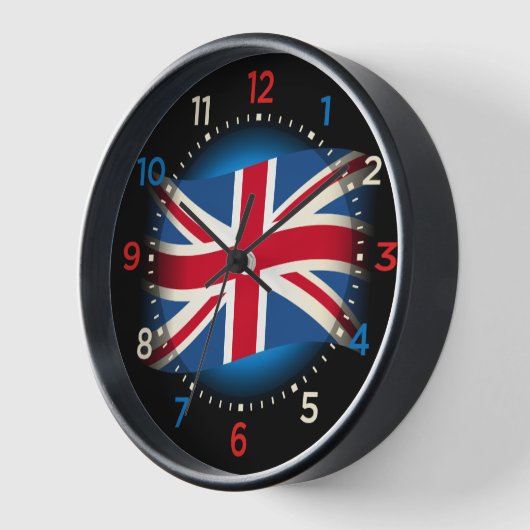 Union Jack Wall klok (Hoek)