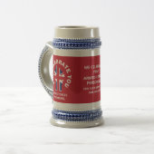 Union Jack WE VIEREN JE Bierpul (Voorkant links)