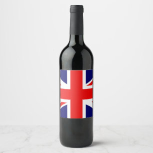 Union Jack Wijn Etiket
