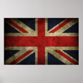 Union Jack - Worn Poster (Voorkant)