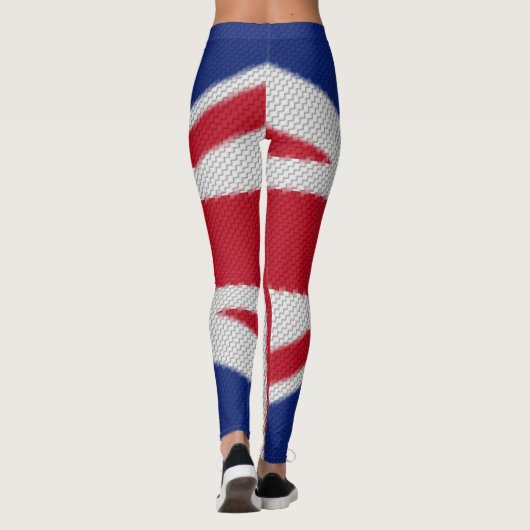 Union Jack Woven Flag Leggings (Achterkant)