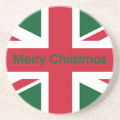 Union Jack Zandsteen Onderzetter (Voorkant)