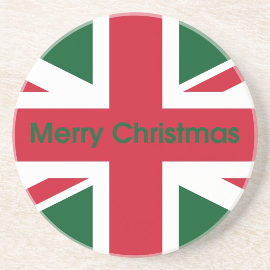 Union Jack Zandsteen Onderzetter (Voorkant)