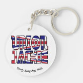 UNION JACKIE - Het Mystery Girls Super Heroine Sleutelhanger (Achterkant)