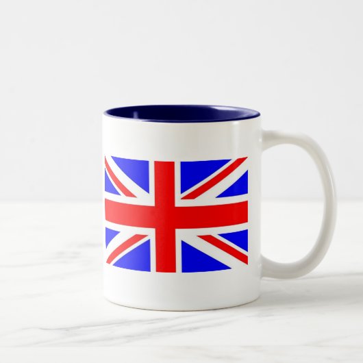 Union Jacklargezazzle Tweekleurige Koffiemok (Rechts)