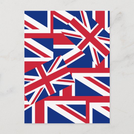 Union Jacks Galore Briefkaart (Voorkant)