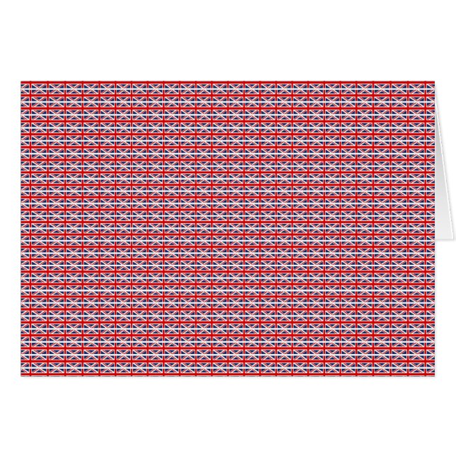Union Jacks van het Verenigd Koninkrijk - Multiple (Voorkant Horizontaal)