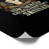 Union Loodgieter Shirt Trotse geschoolde arbeid is Poster (Hoek)