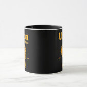 Union Made Worker Fist Labor Day Design Mok (Midden)