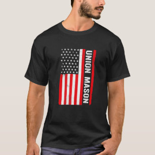Union Mason Amerikaanse vlag T-shirt