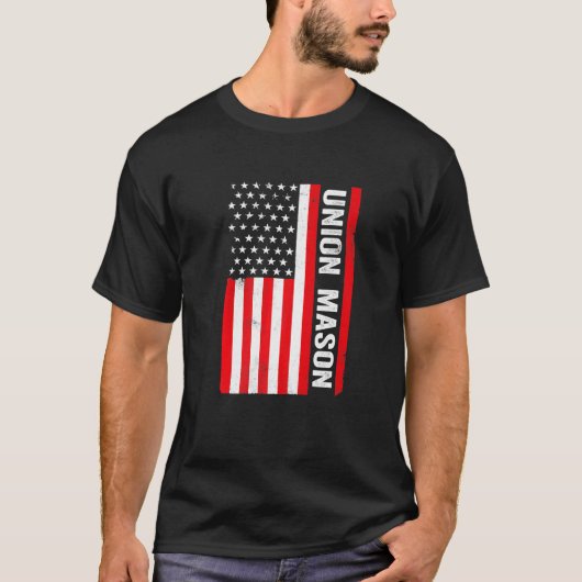 Union Mason Amerikaanse vlag T-shirt (Voorkant)