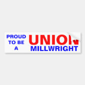 UNION MILLWRIGHT BUMPERSTICKER (Voorkant)