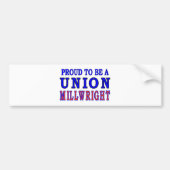 UNION MILLWRIGHT BUMPERSTICKER (Voorkant)
