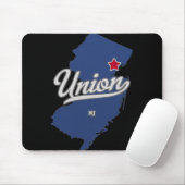 Union New Jersey Nj Map Muismat (Met muis)