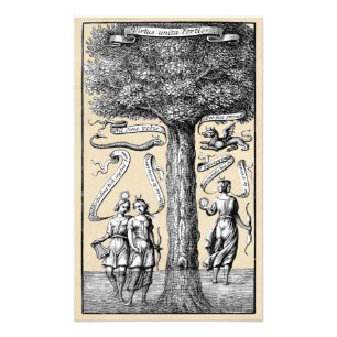 Union of Opposites in Medieval Alchemy Foto Afdruk