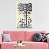 Union of Opposites Symbolische Alchemy Canvas Afdruk (Insitu (Woonkamer))