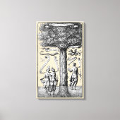 Union of Opposites Symbolische Alchemy Canvas Afdruk (Voorkant)