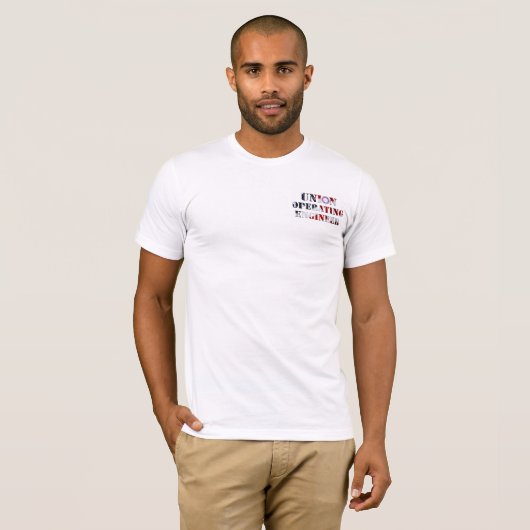 Union Operating Engineer T-Shirt (Voorkant volledig)