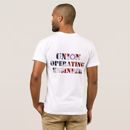 Union Operating Engineer T-Shirt (Achterkant volledig)