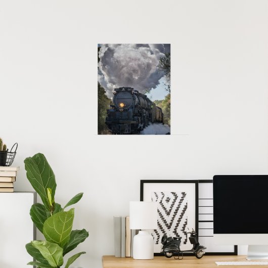 Union Pacific Big Boy 4014 op Hope Arkansas Poster (Thuiskantoor)