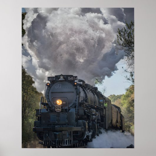 Union Pacific Big Boy 4014 op Hope Arkansas Poster (Voorkant)