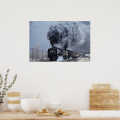 Union Pacific, No. 844 en No. 3985, vertrekkend Wi Poster (Keuken)