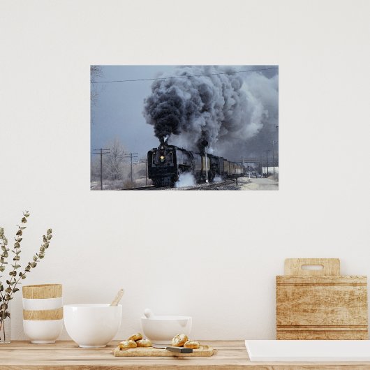 Union Pacific, No. 844 en No. 3985, vertrekkend Wi Poster (Keuken)