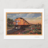 Union Pacific Railroad "City of Los Angeles" Briefkaart (Voorkant)