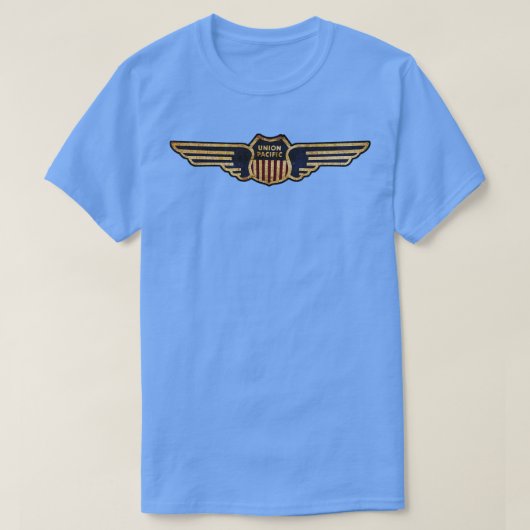 Union Pacific Railroad Wings T-shirt (Design voorkant)