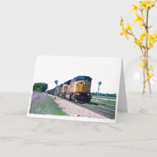 Union Pacific Railroadiana Kaart (Gele Bloem)