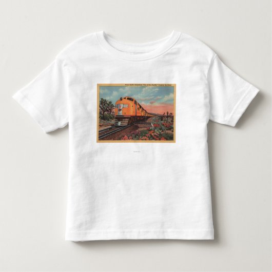 Union Pacific Train, City of L.A. Kinder Shirts (Voorkant)