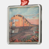 Union Pacific Train, City of L.A. Metalen Ornament (Links)