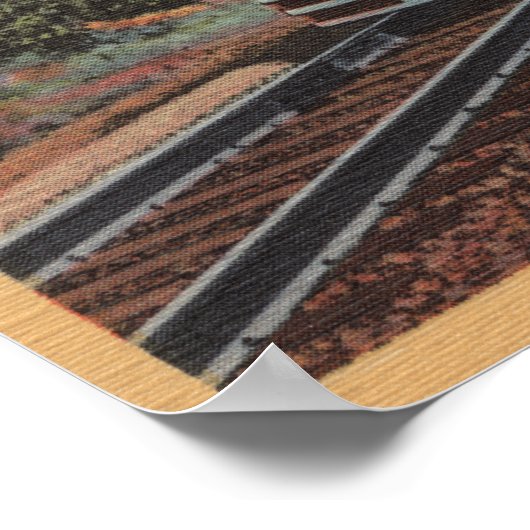 Union Pacific Train, City of L.A. Poster (Hoek)