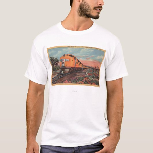 Union Pacific Train, City of L.A. T-shirt (Voorkant)