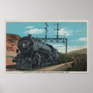 Union Pacific Train, Echo Canyon, UtahUtah Poster