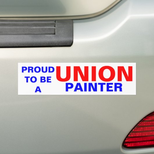 UNION PAINTER BUMPERSTICKER (Op auto)