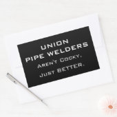 Union Pipe Lassers Rechthoekige Sticker (Envelop)
