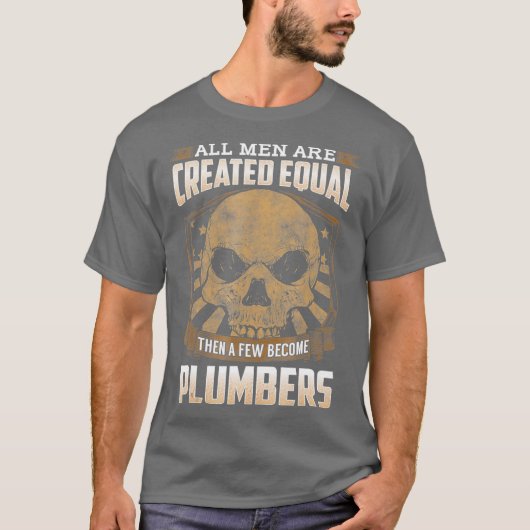 Union Plumber American Proud Laborer T-shirt (Voorkant)