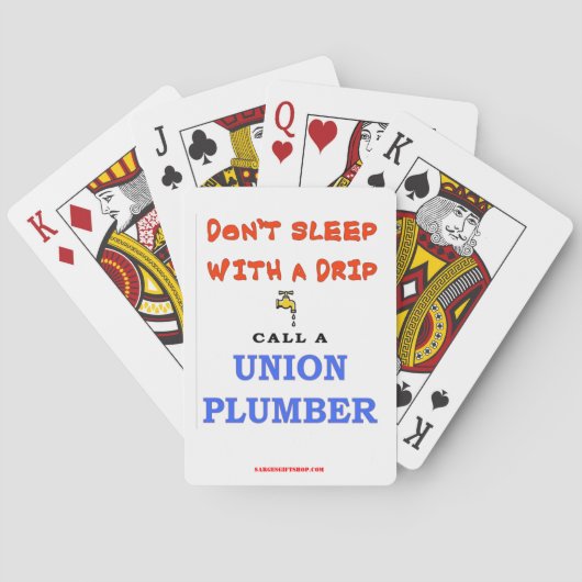 UNION PLUMMER POKERKAARTEN (Achterkant)