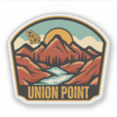 Union Point, Georgië Sticker (Voorkant)
