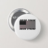 Union Proud - Union Strong Classic Ronde Button 5,7 Cm (Voorkant /achterkant)