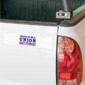UNION SHOP STEWARD BUMPERSTICKER (Op Truck)