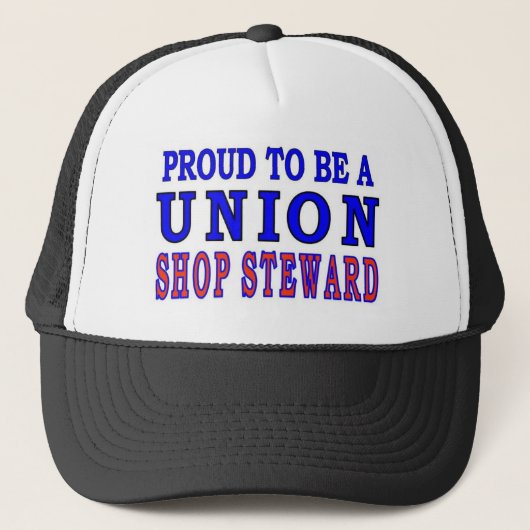UNION SHOP STEWARD TRUCKER PET (Voorkant)
