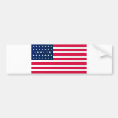 Union Side American Civil War Vlag Bumpersticker (Voorkant)