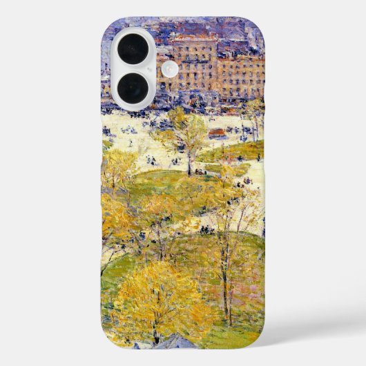Union Square in de lente door Frederick Childe Has Case-Mate iPhone Case (Achterkant)