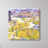 Union Square in Spring door Frederick Childe Hassa Canvas Afdruk (Voorkant)